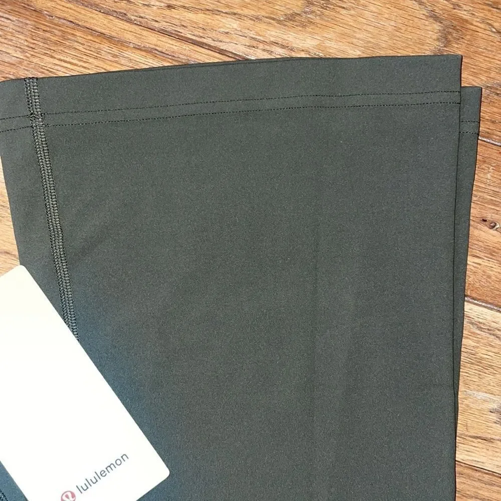 NWT LULULEMON Groove Pant Flare High Waist army Green olive NULU size 4 perfect - Picture 7 of 11
